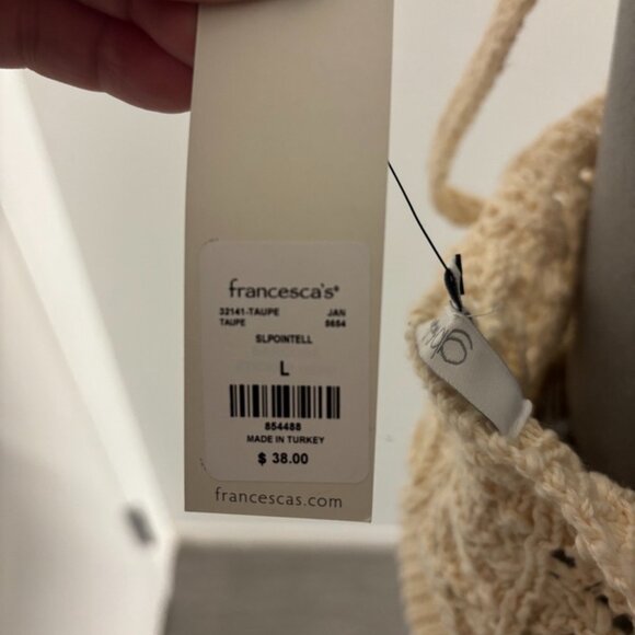 Gb Fashion London Crochet Knit Tank Top - Picture 4 of 4